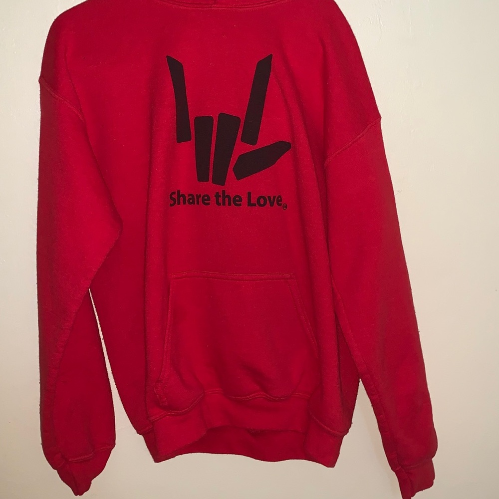 Stephen Sharer Signature Youth Red Hoodie